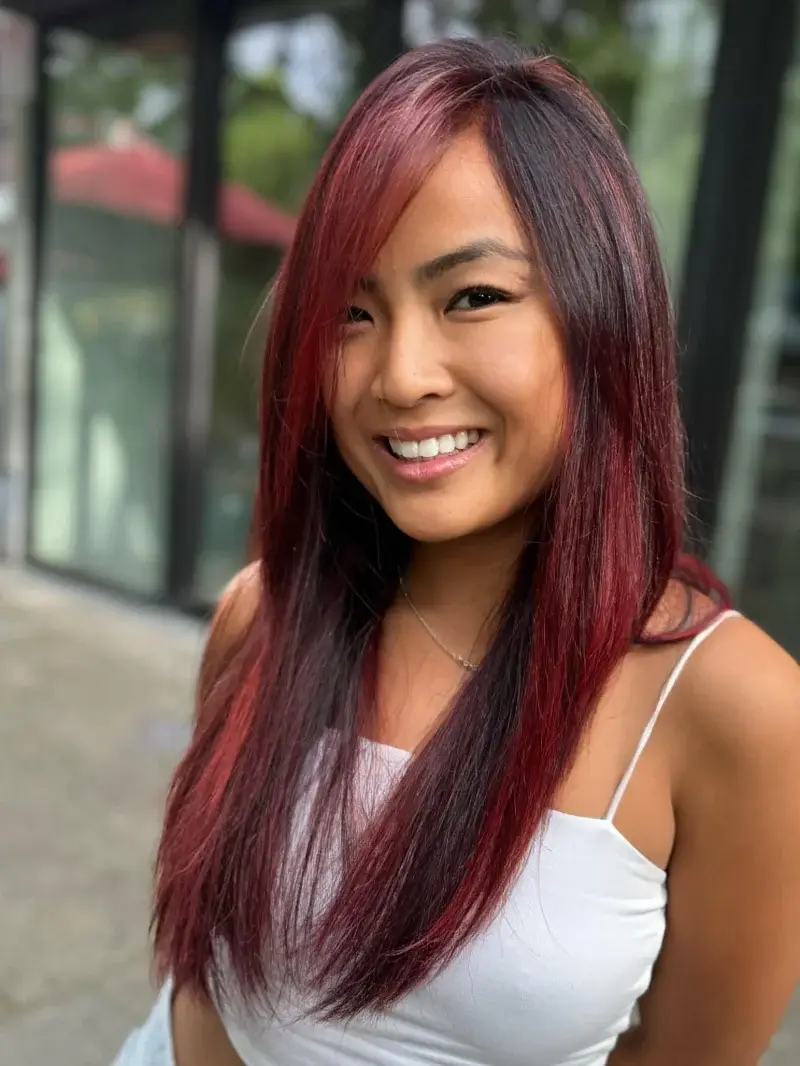 coloration-red-long-hair Coloration